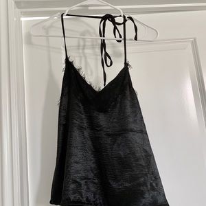 LF Black Halter Top